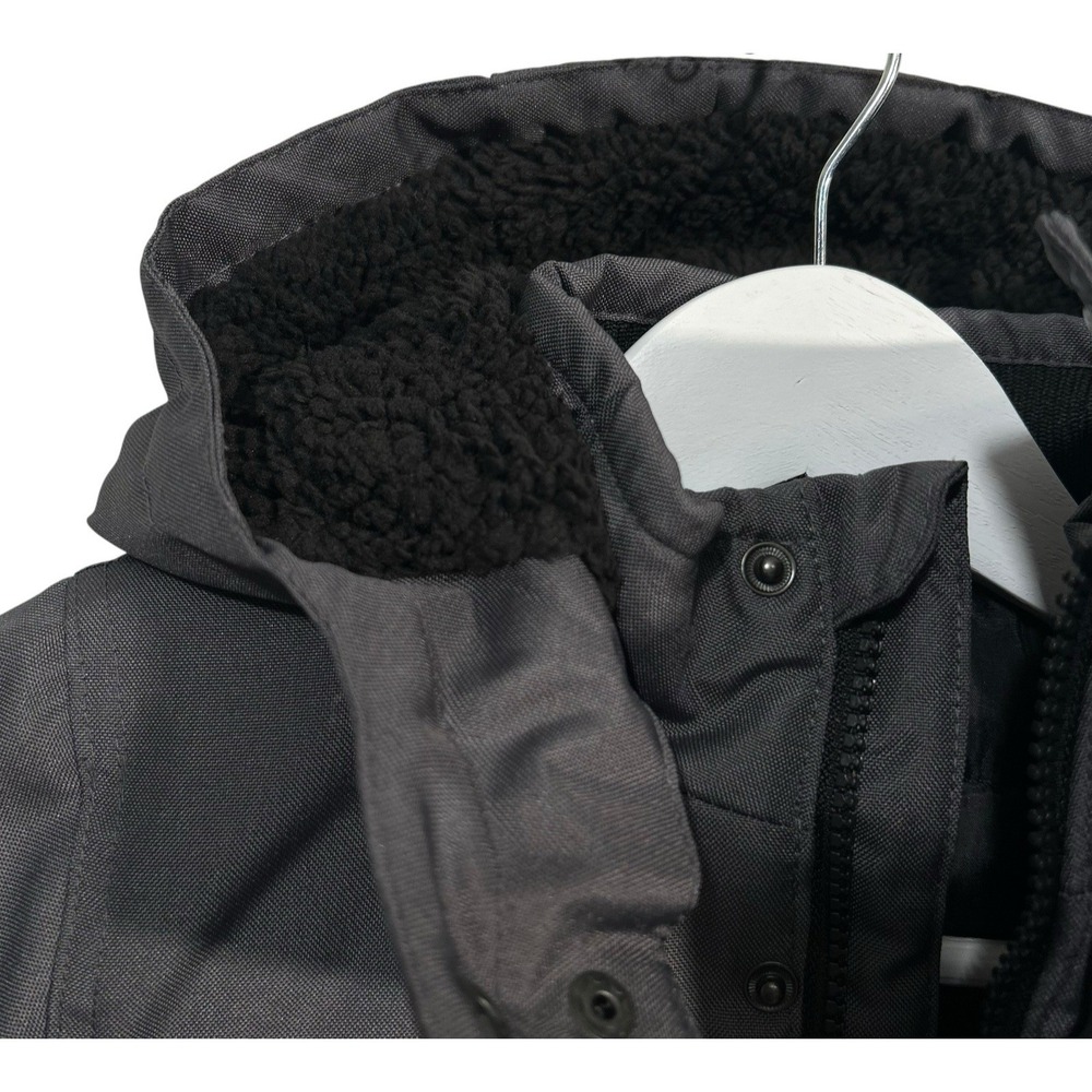 Nautica Toddler Boys Snorkel Snow Jacket Size 3T Gray Black Water Resistant Coat - Picture 5 of 9